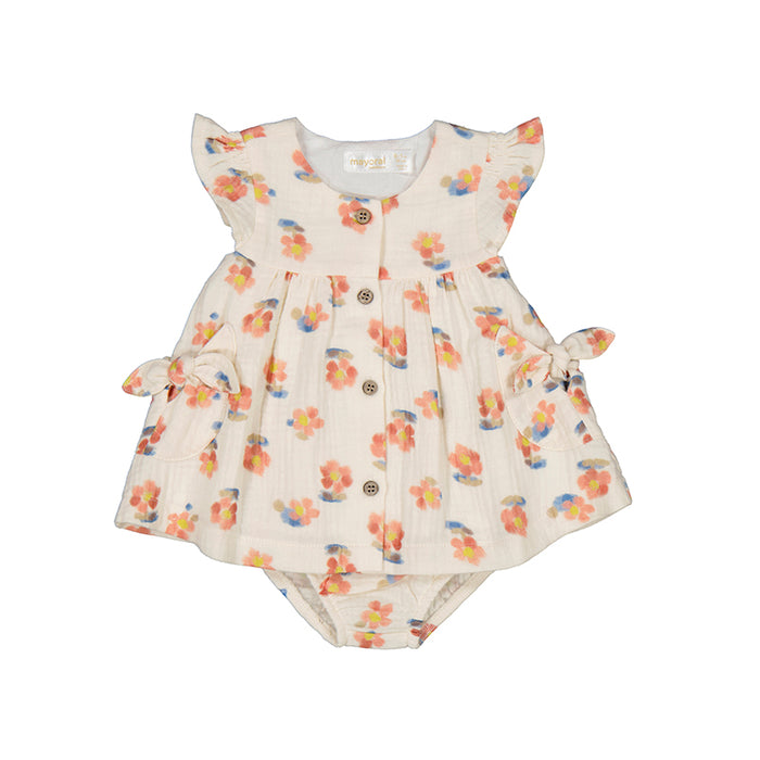 Mayoral Baby Girl Peaches Dress