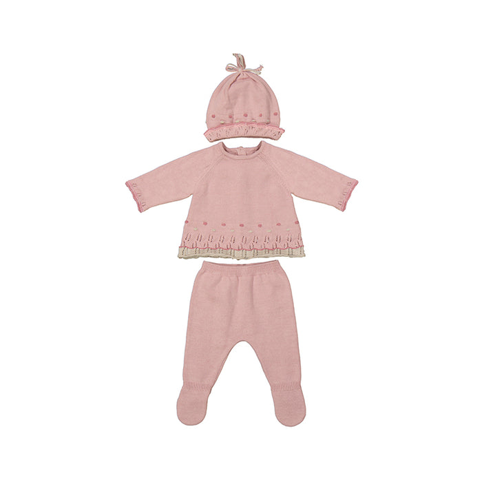 Mayoral Sugarplum Knit 3-piece TMH Outfit