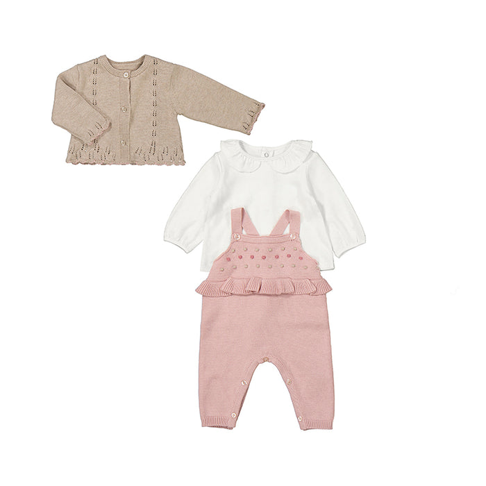 Baby Girl 3pc Jumper, Sweater, Shirt Set