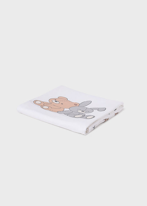 Bunny and Bear Baby Blanket
