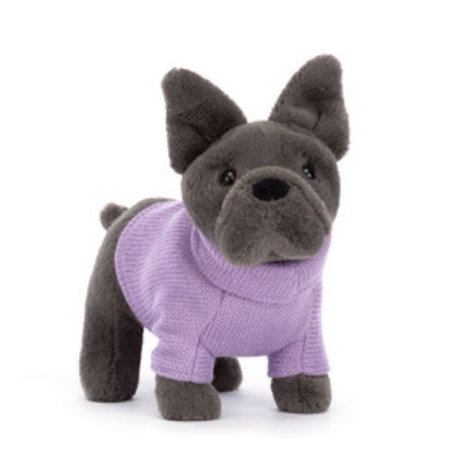 Jellycat Purple Sweater French Bulldog