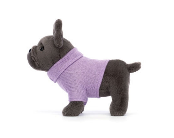 Jellycat Purple Sweater French Bulldog