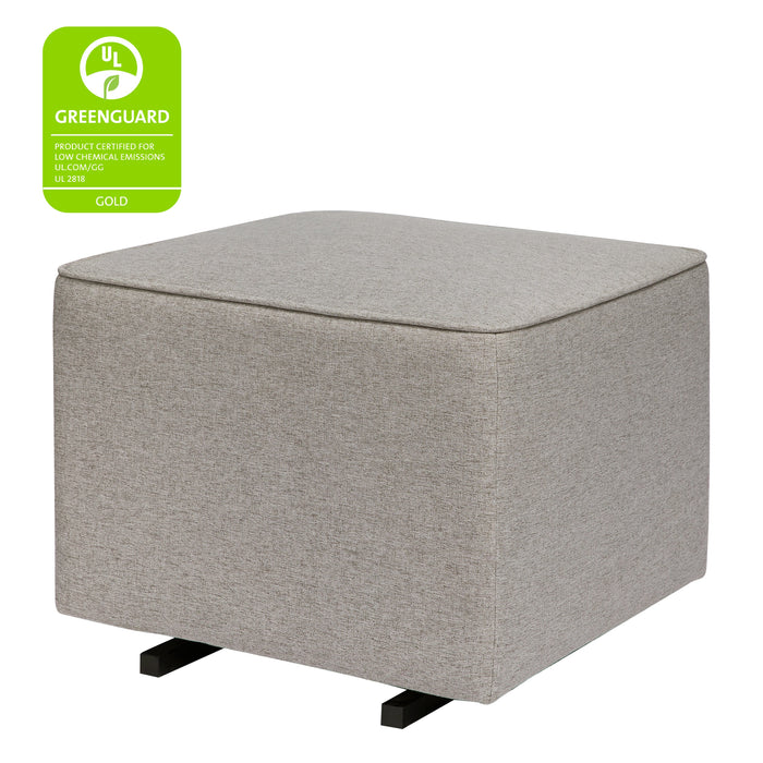 Babyletto Kiwi Gliding Ottoman in Eco-Performance Fabric | Water Repellent & Stain Resistant