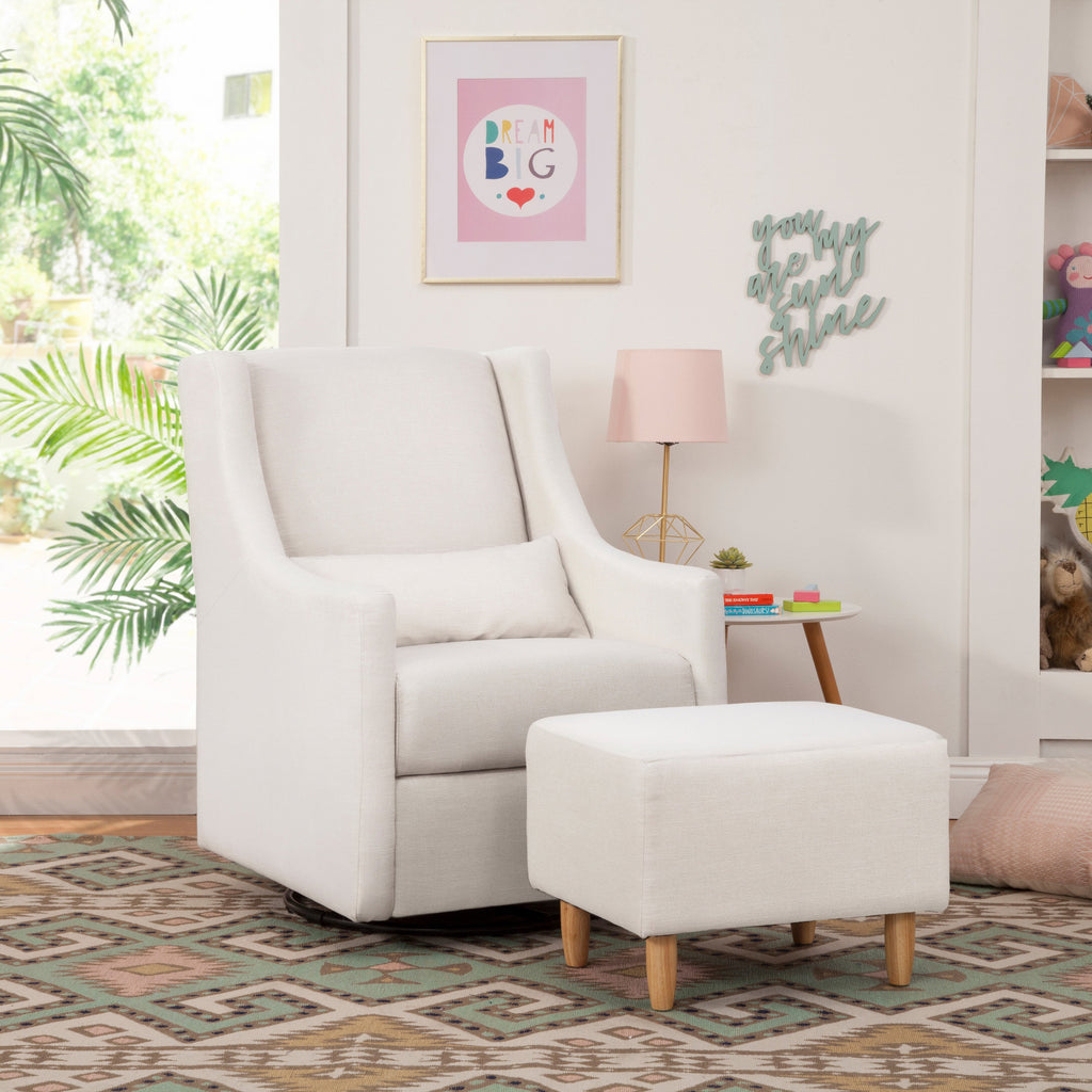 Babyletto glider and store ottoman